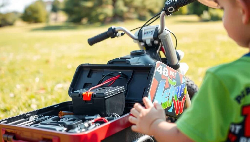 48-volt kids electric dirt bike